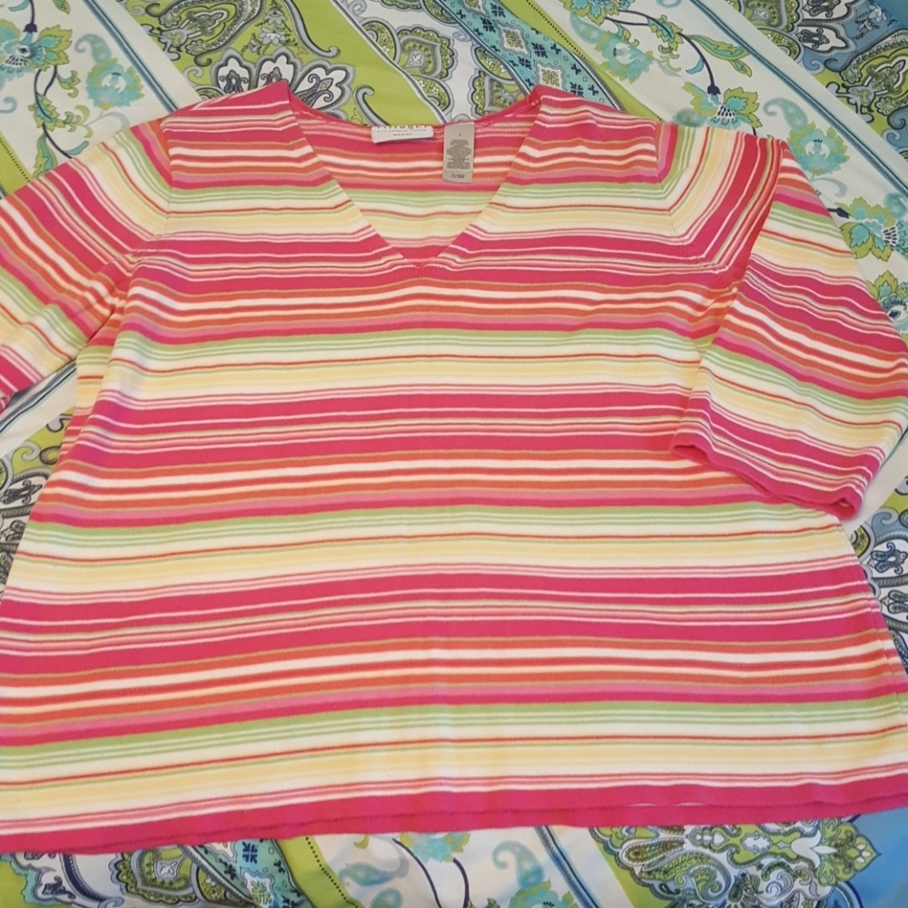 Villager Woman Knit V-Neck